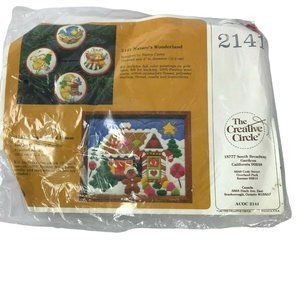 The Creative Circle #2141 Natures Wonderland Needlepoint Kit 1982